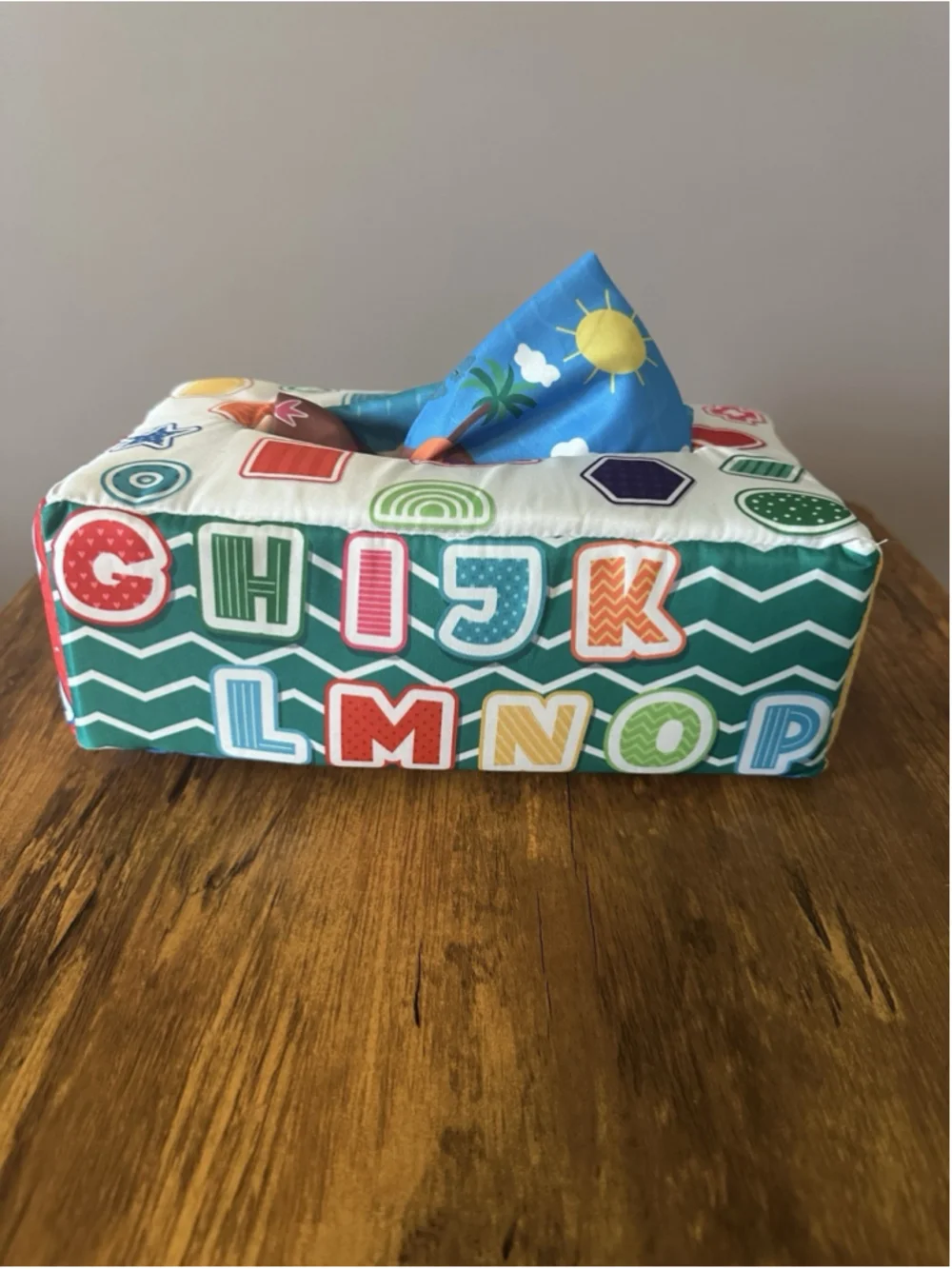 Baby Tissue Box Sensory Toy - Montessori Toys For Babies 6-12 Months
